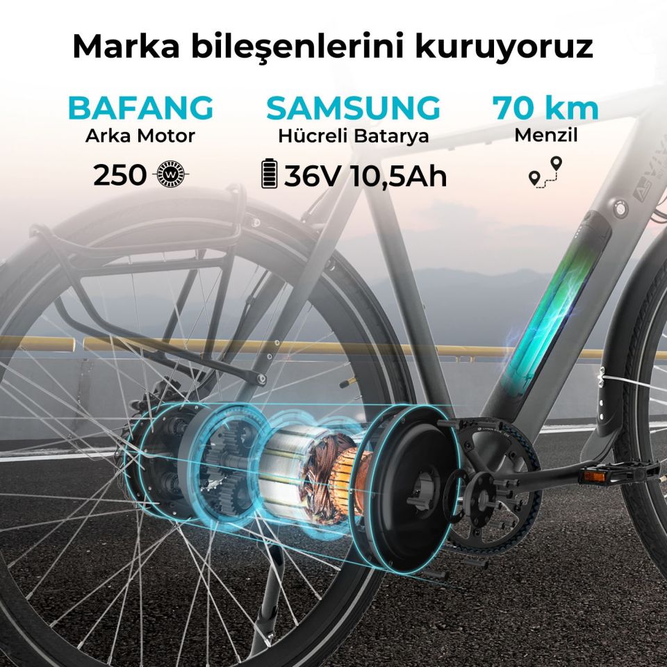 E-Bike BC1-B Urban Bisikleti