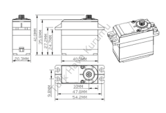 KINGMAX SERVO (KM5325MDHV) 7.4V