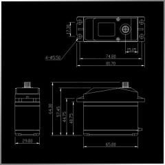 Kingmax DCS6513HV Waterproof Jumbo servo