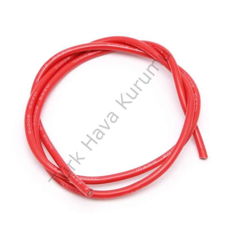 20AWG KIRMZI SILIKON KABLO