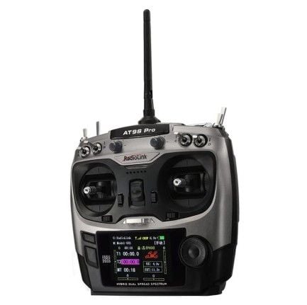 Radiolink AT9S Pro GRAY - 2.4G 12 Kanal DSSS FHSS Kumanda ve 9 Kanal R9DS Alıcı