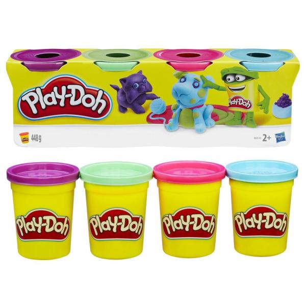 Play-Doh 4'lü Hamur - Pastel Renkler