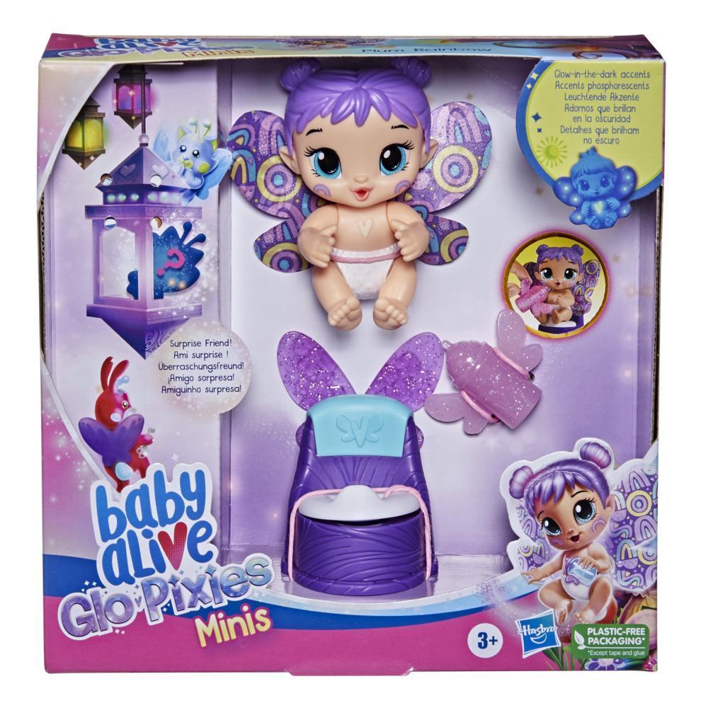 Baby Alive GloPixies Minik Peri Bebek Plum Rainbow