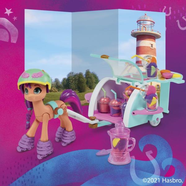 My Little Pony: Yeni Bir Nesil Film Oyun Seti - Sunny Starscout ve Smoothie Dükkanı