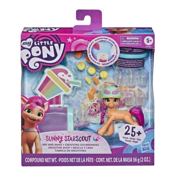 My Little Pony: Yeni Bir Nesil Film Oyun Seti - Sunny Starscout ve Smoothie Dükkanı