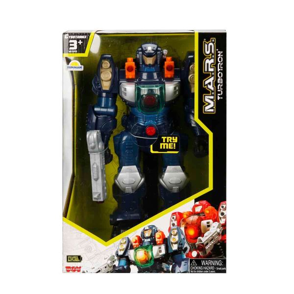 M.A.R.S. Sesli ve Işıklı Yürüyen Turbotron Robot 30 cm