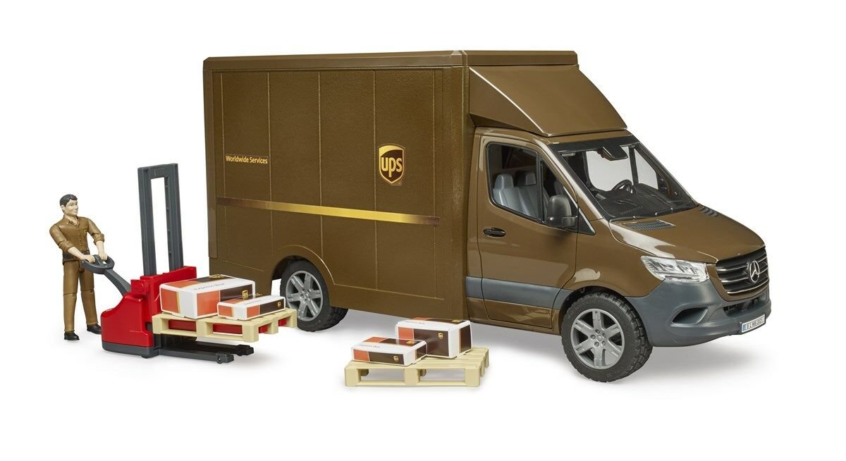 Bruder Mercedes Benz Ups Kargo Aracı, Transpalet