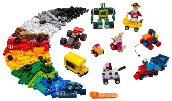 Lego Classic Yapım Parçaları Ve Tekerlekler 11014