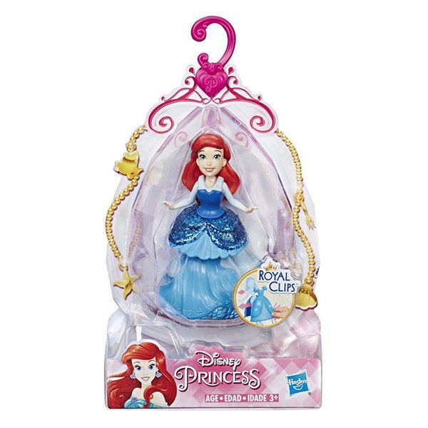 Disney Prenses Klipsli Mini Figür - Ariel