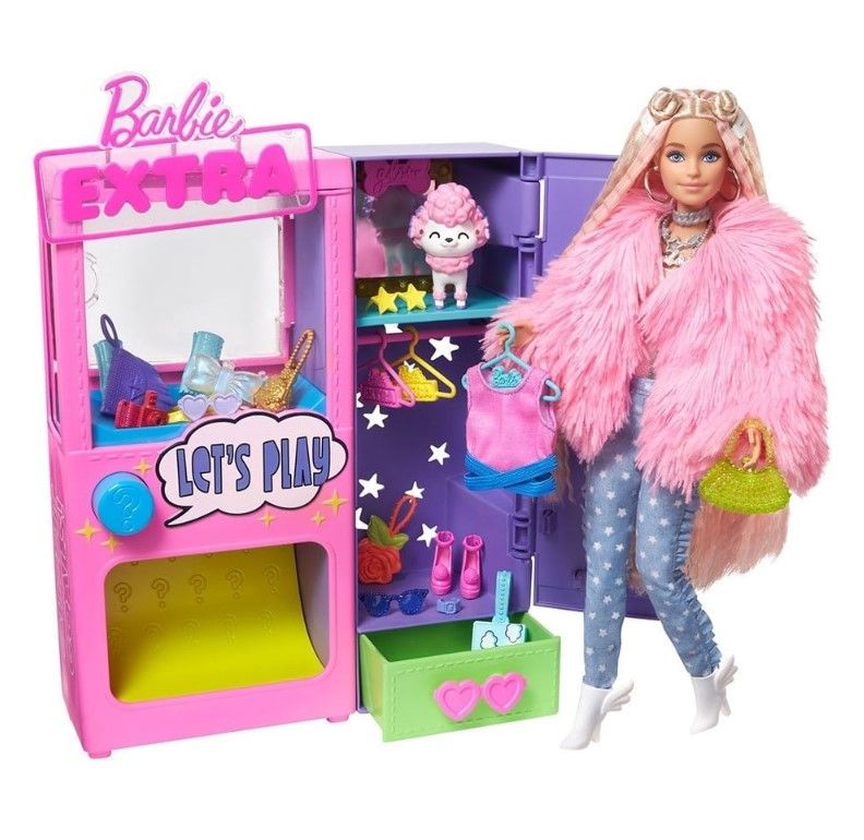 Barbie Extra Kıyafet Otomatı Oyun Seti