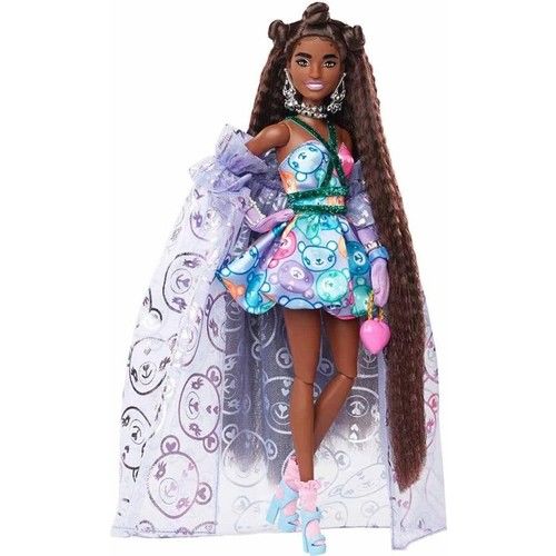 Barbie Extra Fancy - Mor Kostümlü Bebek