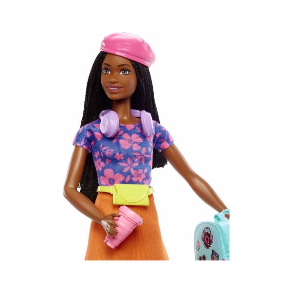 Barbie Brooklyn Seyahatte Bebeği ve Aksesuarı