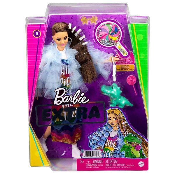 Barbie Extra Sarı Ceketli Bebek