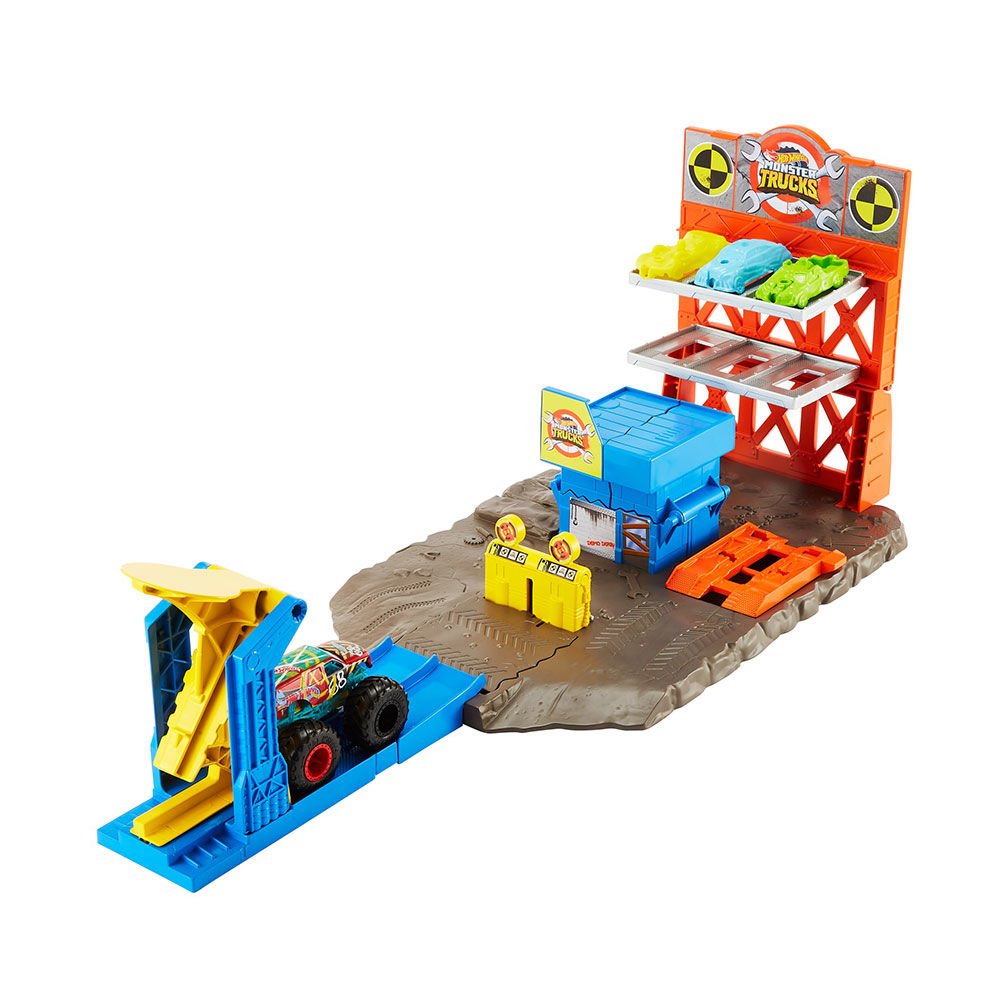 Hot Wheels Monster Trucks Patlama İstasyonu Oyun Seti