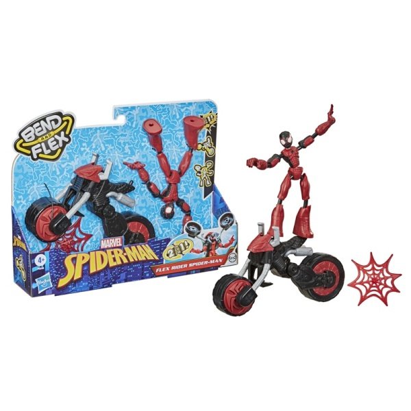 Spider-Man Bend & Flex Spider-Man ve Motosikleti