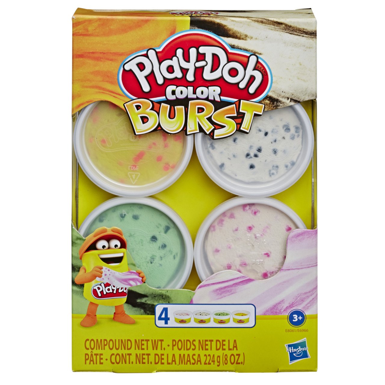 Play-Doh Renk Karnavalı Dondurma Temalı 4'lü Hamur