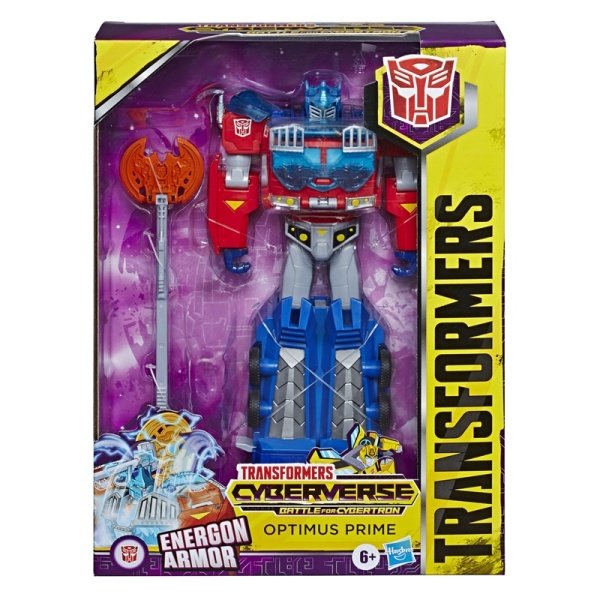 Transformers Cyberverse Dev Figür - Energon Armor Optimus Prime
