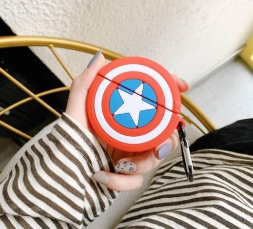 Captain America Silikon AirPods Kılıf