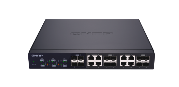 QNAP QSW-1208-8C Yönetilmeyen Switch