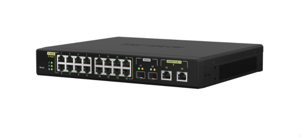 QNAP QSW-M2116P-2T2S Web Yönetimli Switch