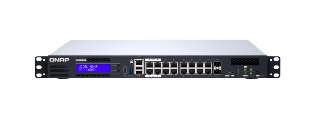 QNAP QGD-1600P-8G Web Yönetimli Switch