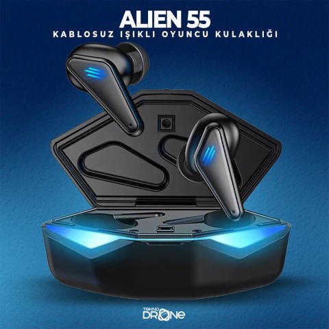 Alien 55 Kablosuz Işıklı Oyuncu Kulaklığı
