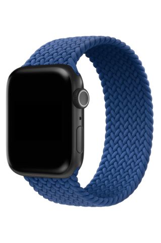 Apple Watch Uyumlu Örgü Loop Kordon İndigo Mavi