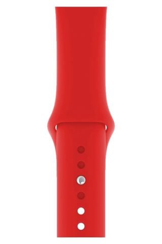 Apple Watch Uyumlu Silikon Kordon Kırmızı