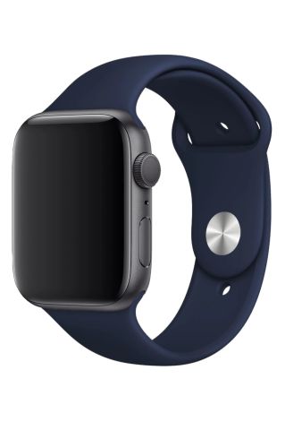 Apple Watch Uyumlu Silikon Kordon Lacivert