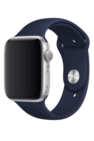 Apple Watch Uyumlu Silikon Kordon Lacivert