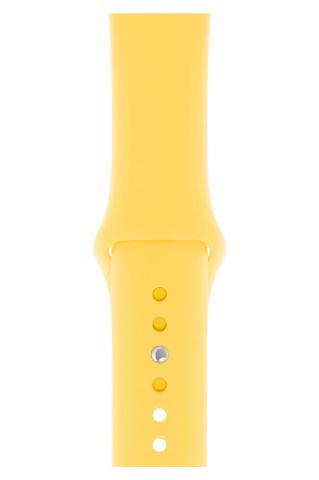 Apple Watch Uyumlu Silikon Kordon Sarı