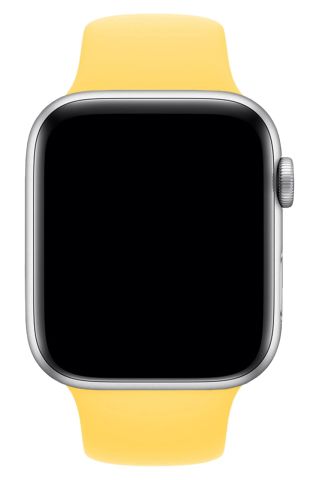 Apple Watch Uyumlu Silikon Kordon Sarı