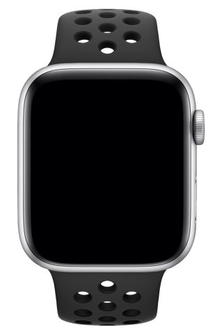 Apple Watch Uyumlu Delikli Silikon Kordon Siyah