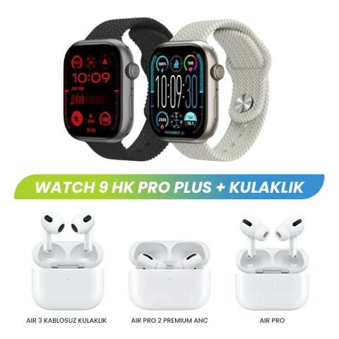Watch 9 hk Pro Plus + Kulaklık