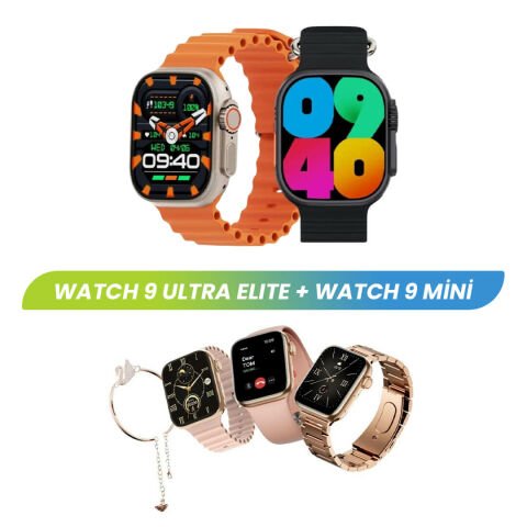 Watch 9 Ultra Elite + Watch 9 Mini