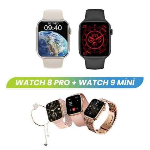 Watch 8 Pro + Watch 9 Mini