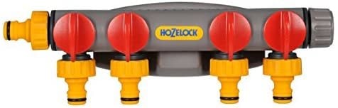Hozelock 2150H Dörtlü (4'lü) Vanalı Su Musluk Dağıtıcı Adaptörü