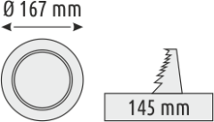 12W Sıva Altı Yuvarlak Panel