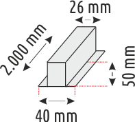 2 Mt. MAGNET ARMATÜR RAYLARI