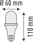 15W T60 LED AMPUL