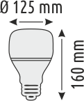 50W LED AMPUL