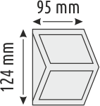 15 W SOLAR DUVAR AYDINLATMA