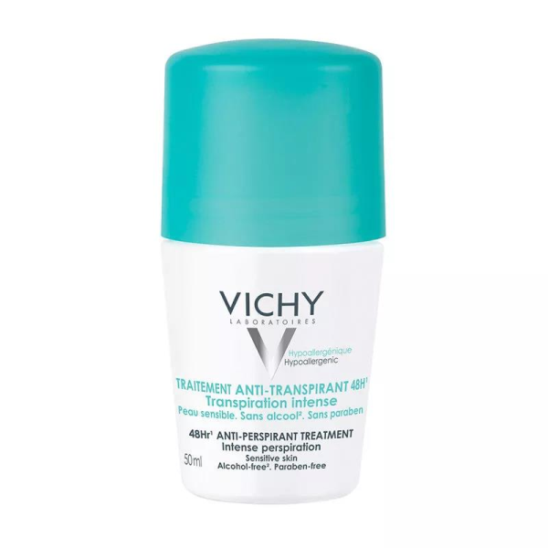 Vichy Hassas Ciltler için Yoğun Terleme Karşıtı 48 Saat Etkili Deodorant 50 ml
