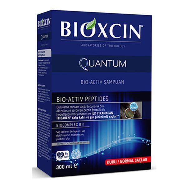 Bioxcin Quantum Kuru ve Normal Saçlar İçin Şampuan 300ml
