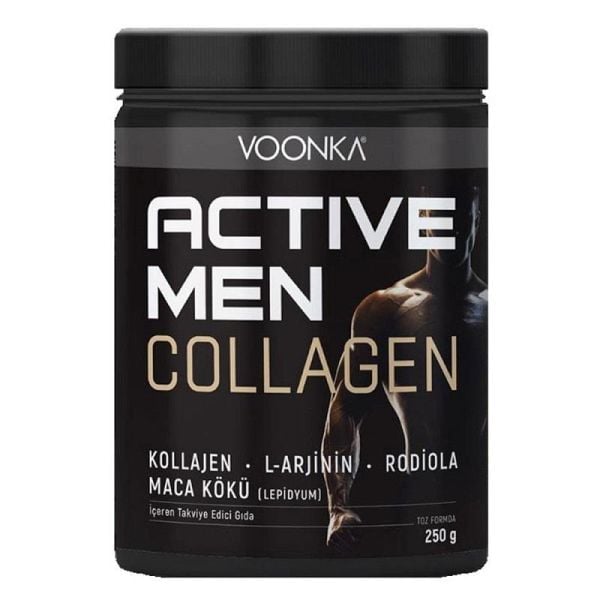 Voonka Collagen Active Men Toz Yeşil Elma 250 gr