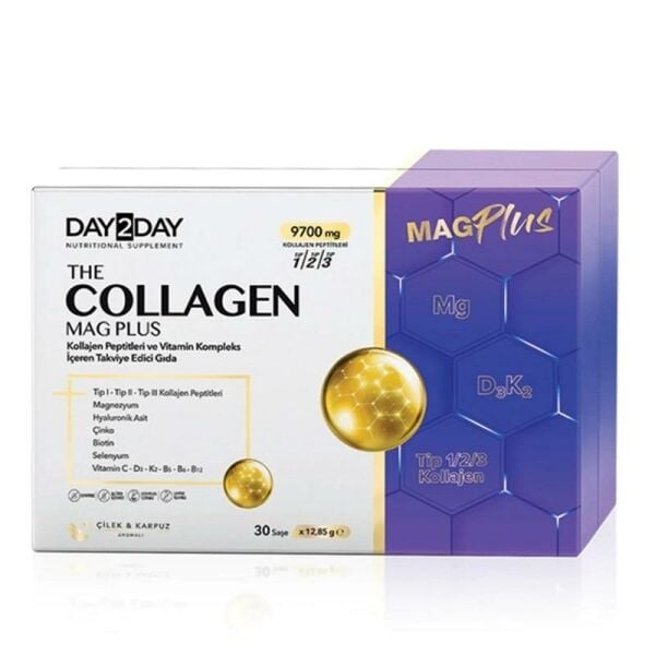 Day2Day The Collagen Mag Plus Takviye Edici Gıda
