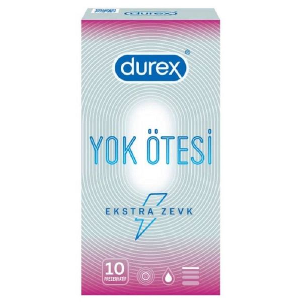 Durex Yok Ötesi Ekstra İnce - Ekstra Zevk 10'lu Prezervatif