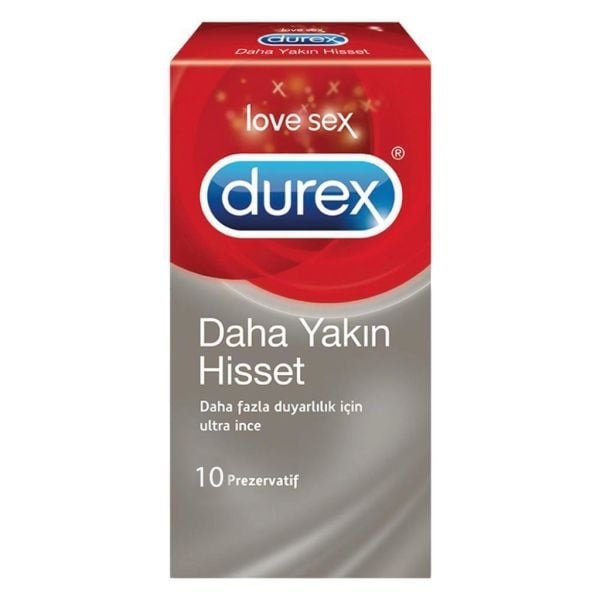 Durex Daha Yakın Hisset 10 Adet Prezervatif