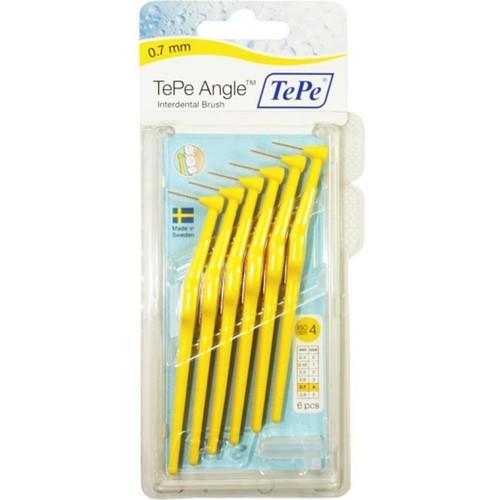 Tepe Angle Arayüz Diş Fırçası 0.7mm Sarı 6 lı Paket