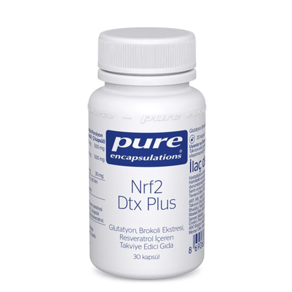 Pure Encapsulations Nrf2 Dtx Plus Glutatyon Brokoli Ekstresi 30 Kapsül